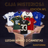 CAJA MISTERIOSA NFL ( Te tocan minimo 2 camisetas nfl , maximo 4 )