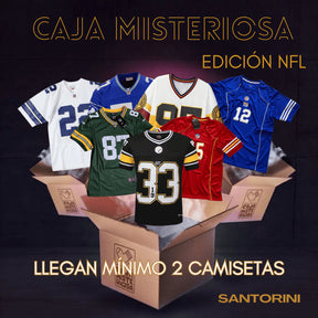 CAJA MISTERIOSA NFL ( Te tocan minimo 2 camisetas nfl , maximo 4 )